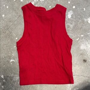 Red Hollister Tank